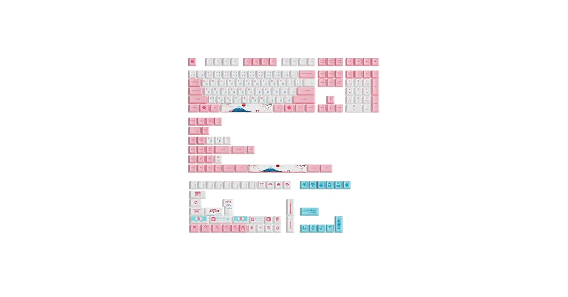 akko様 Amazon.com: Akko Keycaps Set, World Tour Tokyo R2 185-Key